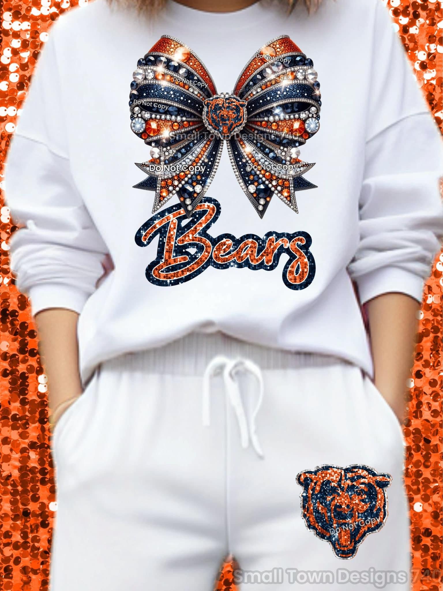 TEAMS BOW SUBLIMATION TRANSFERS ONLY