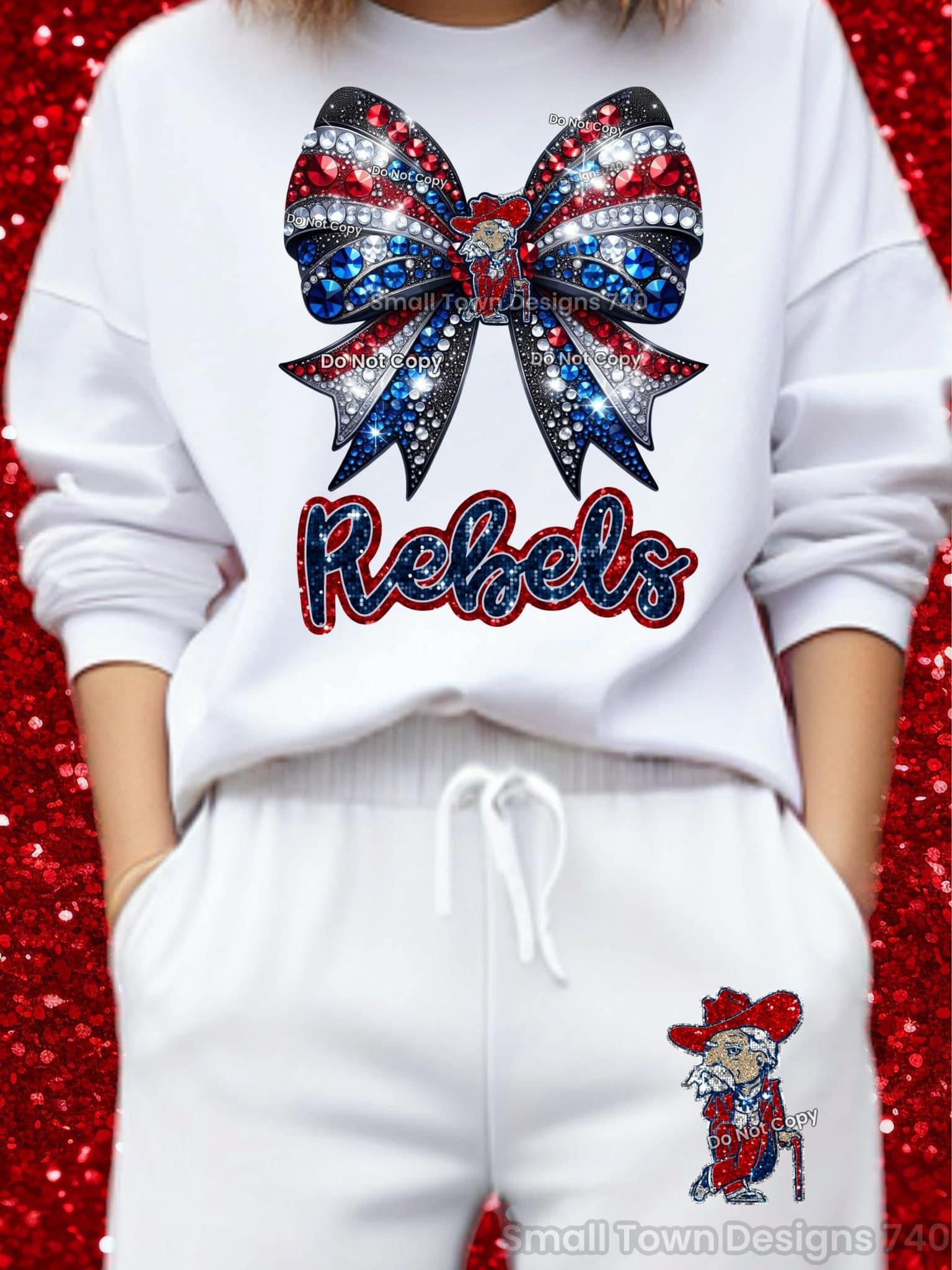 TEAMS BOW SUBLIMATION TRANSFERS ONLY