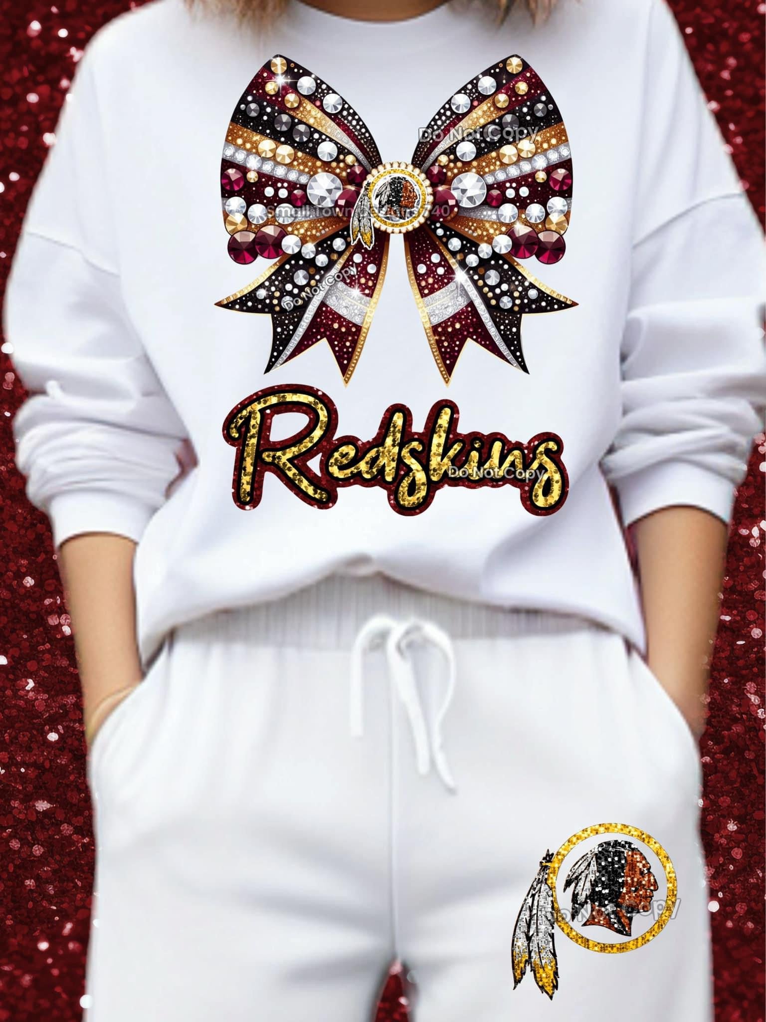 TEAMS BOW SUBLIMATION TRANSFERS ONLY