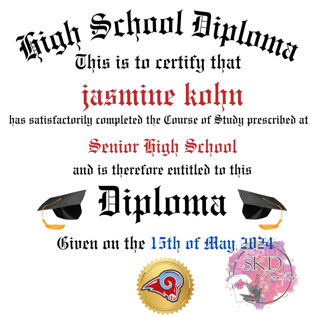 Graduation pillow front and back image editable template