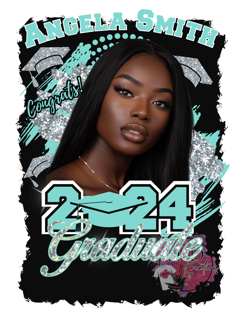 Canva 2024 Editable Graduation Template - skdkreations
