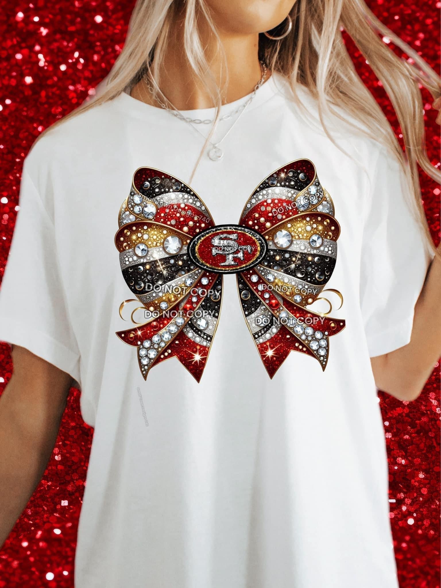 TEAMS BOW SUBLIMATION TRANSFERS ONLY