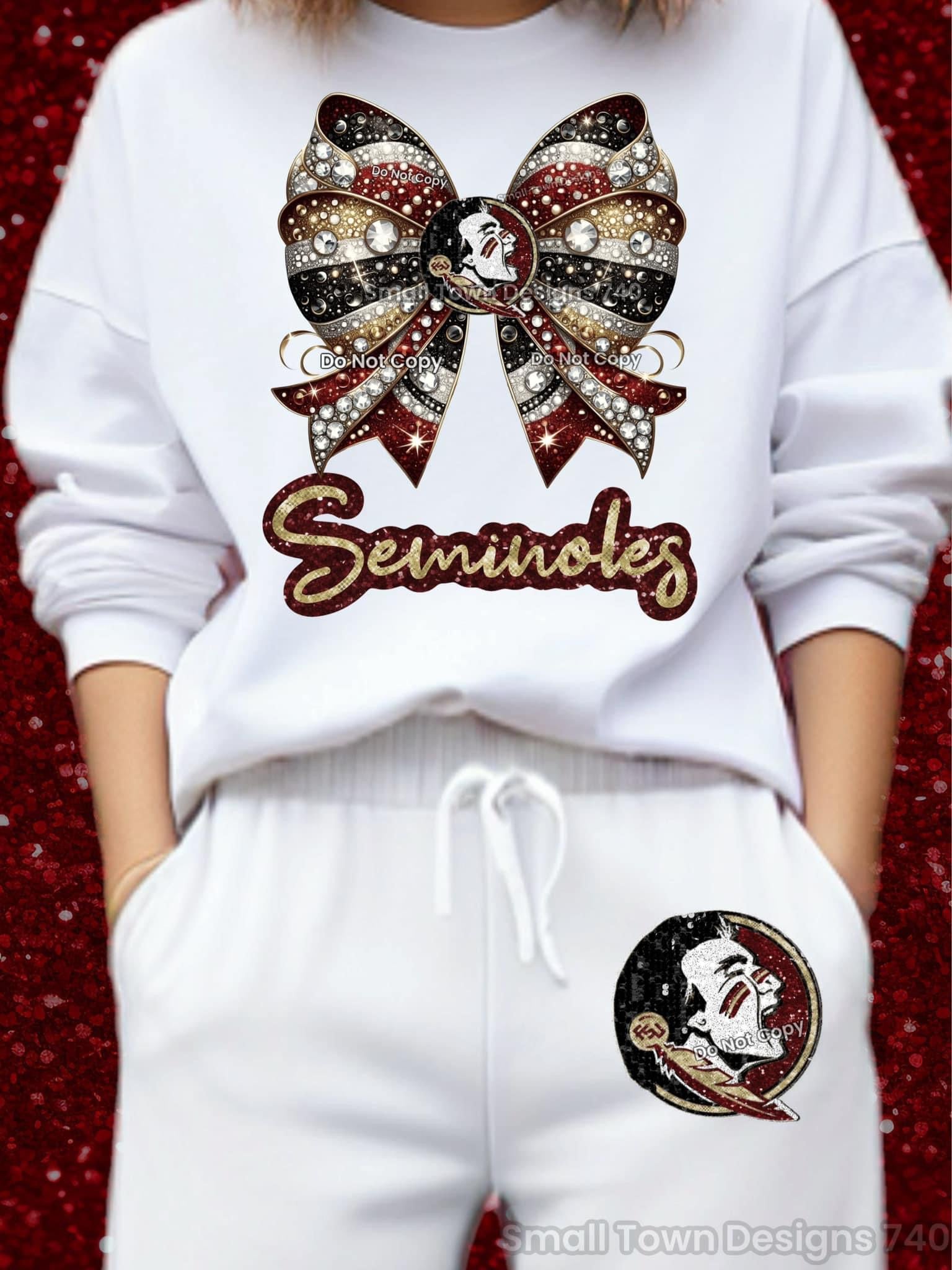 TEAMS BOW SUBLIMATION TRANSFERS ONLY