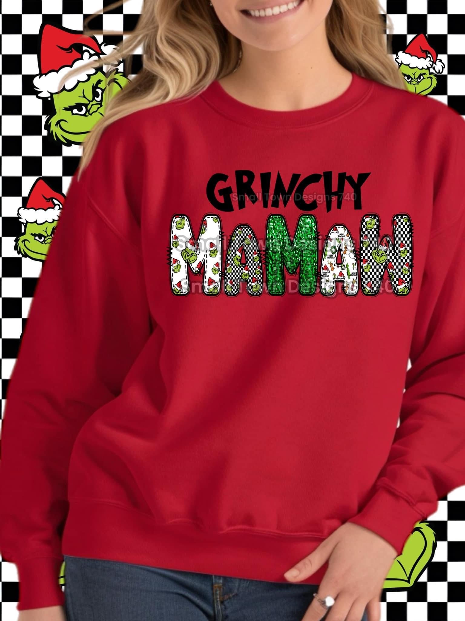 CHRISTMAS MAMA SUBLIMATION TRANSFER SWEATER NOT INCLUDED