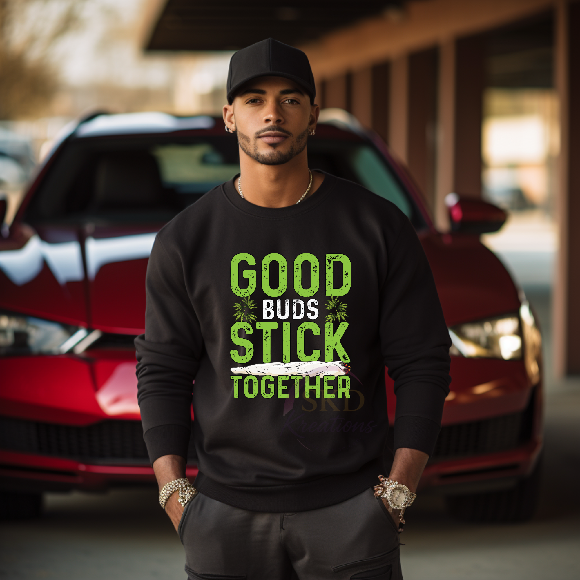 Good Buds Stick Together Crewneck Sweatshirt