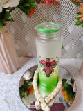 Evergreen Faith Frosted Glass Tumbler