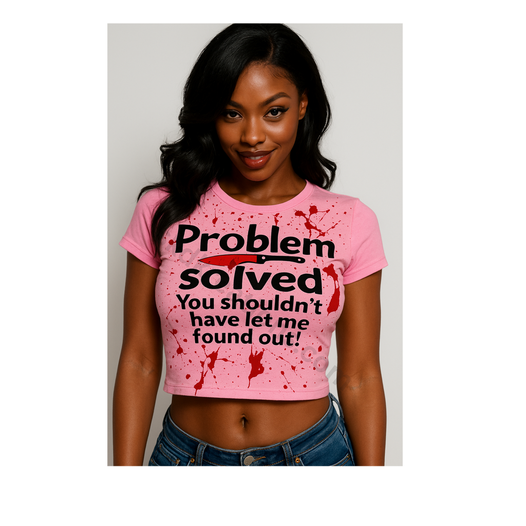 Blood Splatter Crop Top Tee – Savage Edition